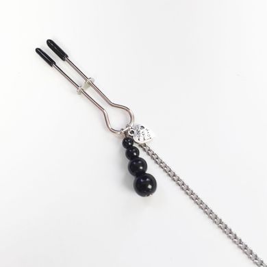 Зажимы для сосков и клитора Art of Sex - Nipple and clit clamps Black Pearl