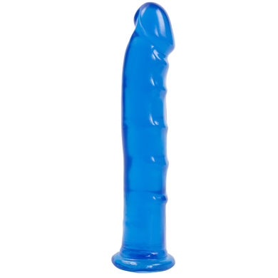 Фаллоимитатор Doc Johnson Jelly Jewels - Dong with Suction Cup - Blue