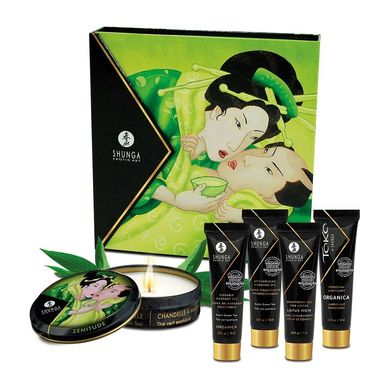 Подарочный набор Shunga GEISHAS SECRETS ORGANICA – Exotic Green Tea: для шикарной ночи вдвоем