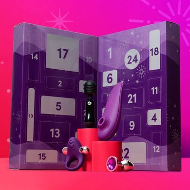 Адвент календар (24 предмета) Lovehoney Couple's Advent Calendar 2023 Фиолетовый