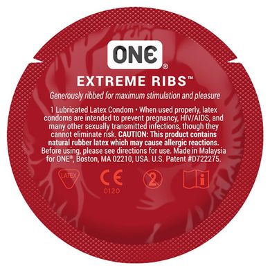 Презервативы с ребрышками ONE Extreme Ribs