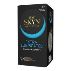 Безлатексні преміум-презервативи SKYN Extra Lubricated 24 шт, на 40&thinsp;% більше змазки