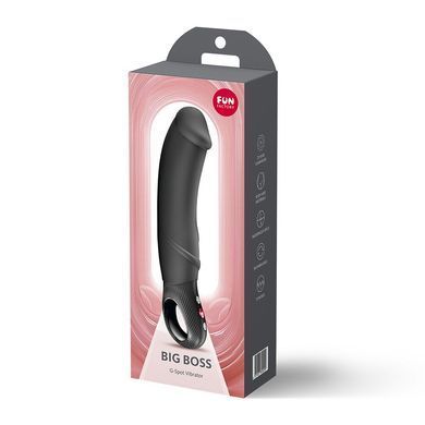 Вібратор для точки G Fun Factory BIG BOSS Black, дуже потужний, 23,5 см