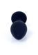 Анальна пробка чорна з каменем Plug-Jewellery Black Silicon PLUG Medium-Pink Diamond
