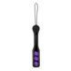 Паддл Punishment &ndash; Purple Lips Paddle &ndash; Black, залишає слід у вигляді поцілунку