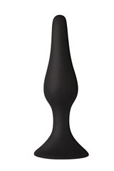 Анальна пробка з присоскою MAI Attraction Toys №35 Black, довжина 15,5 см, діаметр 3,8см
