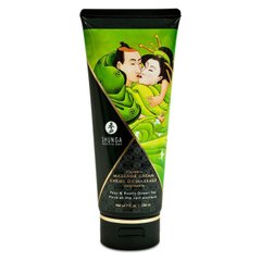 Їстівний масажний крем Shunga Kissable Massage Cream – Pear & Exotic Green Tea (200 мл), «Груша та екзотичний зелений чай»