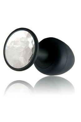 Анальна пробка Dorcel Geisha Plug Diamond M з кулькою всередині, створює вібрації, макс. діаметр 3,2см