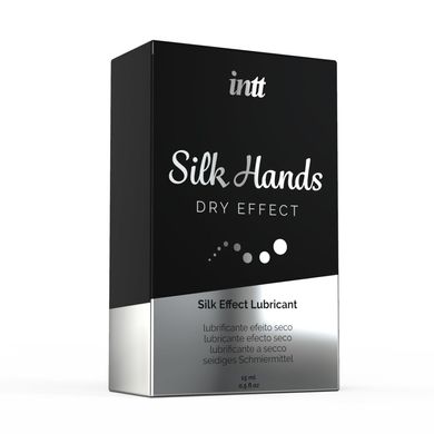 Ультрагустая силиконовая смазка Intt Silk Hands (15 мл) с матовым эффектом, шелковистый эффект