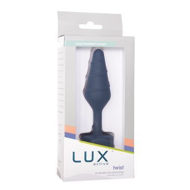 Анальна пробка Lux Active Twist Plug Small Blue