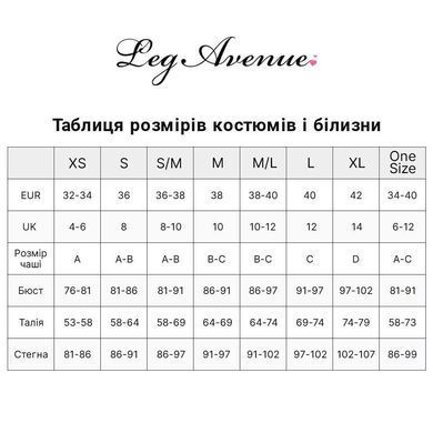 Бодістокінг Leg Avenue Crotchless Footless Lingerie Bodystocking One Size Neon Green