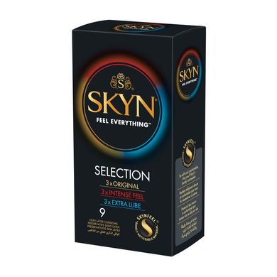 Презервативи Skyn Selection 9 шт (мікс 3 видів)