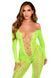 Бодістокінг Leg Avenue Crotchless Footless Lingerie Bodystocking One Size Neon Green