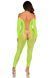 Бодістокінг Leg Avenue Crotchless Footless Lingerie Bodystocking One Size Neon Green
