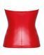 Корсет Noir Handmade F355 Red powerwetlook corset - S