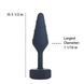 Анальна пробка Lux Active Twist Plug Small Blue