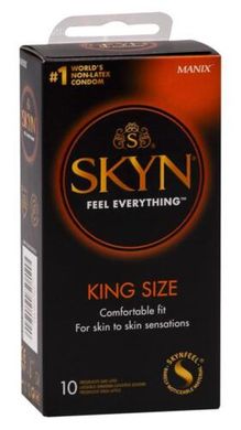 Безлатексні презервативи великого розміру SKYN King Size 10 шт.