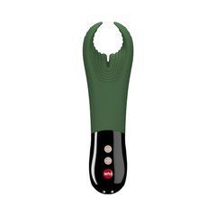 Вібратор для пеніса Fun Factory MANTA moss green/black, підходить для парних ігор