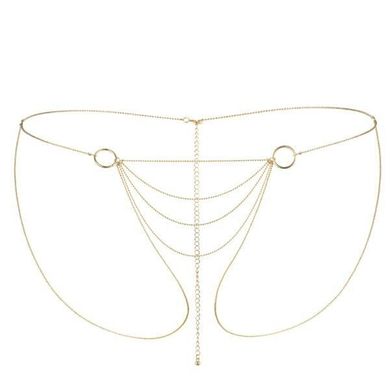Цепочка-трусики Bijoux Indiscrets Magnifique Bikini Chain – Gold, украшение для тела