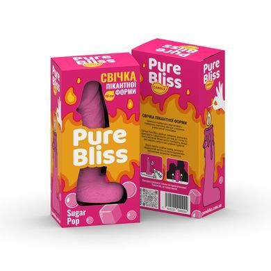 Ароматна свічка пікантної форми Pure Bliss Pink Sugar Pop (Жуйка) 18 см