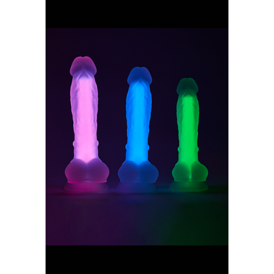 Фалоімітатор Dream Toys, що світиться RADIANT SOFT SILICONE GLOW IN THE DARK DILDO SMALL GREEN