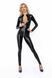 Комбінезон Noir Handmade F293 Powerwetlook catsuit with front zipper - XL
