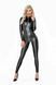 Комбінезон Noir Handmade F293 Powerwetlook catsuit with front zipper - XL