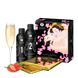Гель для NURU масажу Shunga Oriental Body-to-Body – Sparkling Strawberry Wine плюс простирадло, "Полуничне ігристе вино"