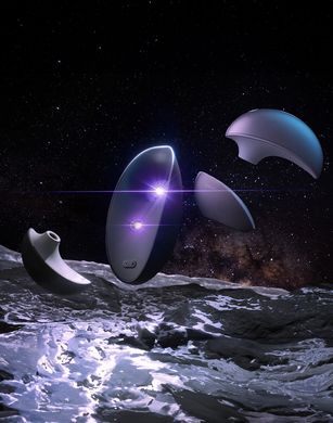 Вакуумний кліторальний стимулятор Svakom Pulse Galaxie Midnight Black, нічник-проектор зоряного неба