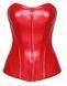 Корсет Noir Handmade F355 Red powerwetlook corset - M