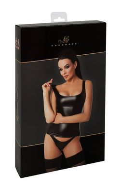 Топ Noir Handmade F346 Powerwetlook top - S