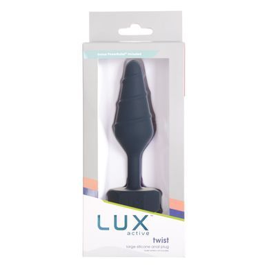 Анальна пробка Lux Active Twist Plug Large Blue