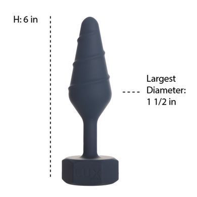 Анальна пробка Lux Active Twist Plug Large Blue
