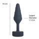 Анальна пробка Lux Active Twist Plug Large Blue