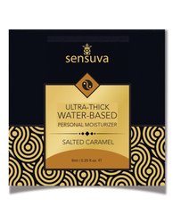 Пробник Sensuva - Ultra–Thick Water-Based Salted Caramel (6 мл), ультрагустий, на водній основі, "Солона карамель"