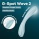 Вібратор Satisfyer G-Spot Wave 2 Ice Blue, імітує доторкання пальця