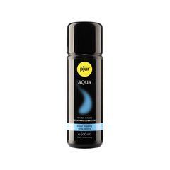 Лубрикант на водній основі pjur Aqua 500 мл, ефект оксамитової шкіри без прилипання