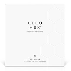 Презервативи LELO HEX Condoms Original 36 Pack, тонкі та суперміцні