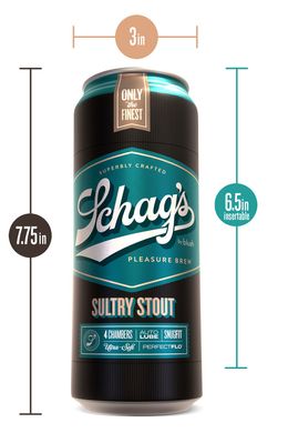 Самозмащувальний мастурбатор SCHAG'S SULTRY STOUT FROSTED