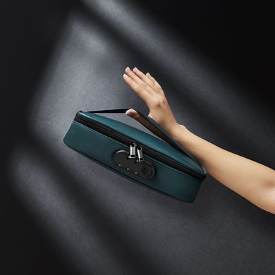 Кейс для іграшок Dorcel DISCREET BOX LUXURY GREEN, кодовий замок, 27&times;16&times;7,62 см