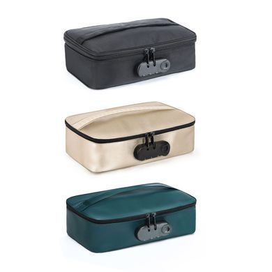 Кейс для іграшок Dorcel DISCREET BOX LUXURY GREEN, кодовий замок, 27&times;16&times;7,62 см