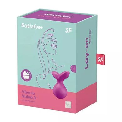 Мини-вибромассажер Satisfyer Viva la Vulva 3 Violet