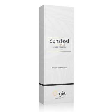 Туалетна вода жіноча SENSFEEL + афродизіак, 10 мл ефективна феромон-технологія Orgie (Бразилія-Португалія), сонат свіжості та пристрасті