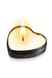 Массажная свеча сердечко Plaisirs Secrets Vanilla (35 мл), ваниль