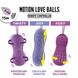 Вагінальні кульки з перлинним масажем FeelzToys Motion Love Balls Foxy з пультом дистанційного керування, 7 режимів