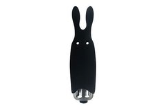 Вібропуля Adrien Lastic Pocket Vibe Rabbit Black зі стимулюючими вушками