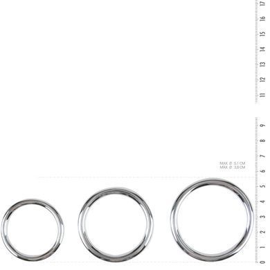 Набір ерекційних кілець Sinner Gear Unbendable &ndash; Cock/Ball Ring & Glans Ring Set