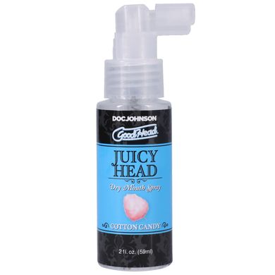 Увлажняющий оральный спрей Doc Johnson GoodHead – Juicy Head – Dry Mouth Spray – Cotton Candy, сахарная вата