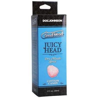 Увлажняющий оральный спрей Doc Johnson GoodHead – Juicy Head – Dry Mouth Spray – Cotton Candy, сахарная вата