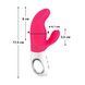 Вібратор-кролик Fun Factory MISS BI pink/white, 2 незалежні мотори, діаметр 4,2 см
